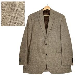 Ralph Lauren Men’s Wool Sport Coat Blazer 42L Brown Classic Preppy Academia